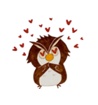 だるまフクロウ（個別スタンプ：7）