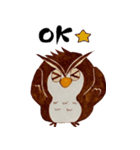 だるまフクロウ（個別スタンプ：13）