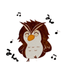 だるまフクロウ（個別スタンプ：14）