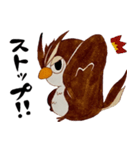 だるまフクロウ（個別スタンプ：19）
