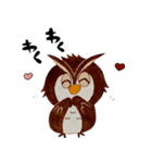 だるまフクロウ（個別スタンプ：23）