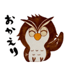 だるまフクロウ（個別スタンプ：32）