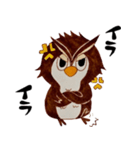 だるまフクロウ（個別スタンプ：37）