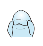 cute beluga whale（個別スタンプ：24）