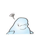 cute beluga whale（個別スタンプ：27）