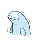 cute beluga whale（個別スタンプ：28）