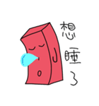 Red brick JUN and coal ball MAI（個別スタンプ：34）