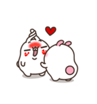 Cute Bunny Couple Ppoya ＆ PpoPpo Ver.1（個別スタンプ：8）