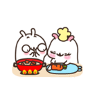 Cute Bunny Couple Ppoya ＆ PpoPpo Ver.1（個別スタンプ：10）