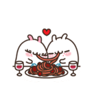 Cute Bunny Couple Ppoya ＆ PpoPpo Ver.1（個別スタンプ：11）