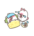 Cute Bunny Couple Ppoya ＆ PpoPpo Ver.1（個別スタンプ：19）