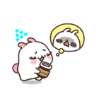 Cute Bunny Couple Ppoya ＆ PpoPpo Ver.1（個別スタンプ：21）