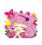 Pink cat girl（個別スタンプ：4）