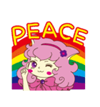 Pink cat girl（個別スタンプ：5）