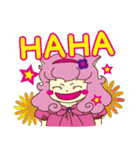 Pink cat girl（個別スタンプ：8）