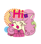 Pink cat girl（個別スタンプ：11）