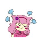 Pink cat girl（個別スタンプ：12）