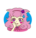 Pink cat girl（個別スタンプ：18）