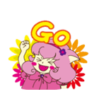 Pink cat girl（個別スタンプ：20）