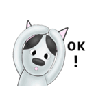 Smelly fart point dog（個別スタンプ：18）