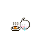 おばけのもっち（ドット絵スタンプ）（個別スタンプ：22）