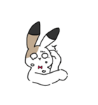 さんしょくうさぎさん。2（個別スタンプ：4）