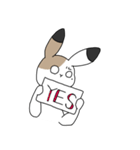 さんしょくうさぎさん。2（個別スタンプ：9）