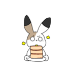 さんしょくうさぎさん。2（個別スタンプ：32）