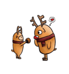 Happy snow friends（個別スタンプ：33）