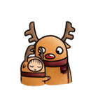 Happy snow friends（個別スタンプ：37）