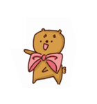 couch potato:eye browes（個別スタンプ：5）