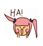 couch potato:eye browes（個別スタンプ：6）