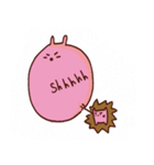 couch potato:eye browes（個別スタンプ：27）
