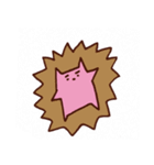 couch potato:eye browes（個別スタンプ：36）