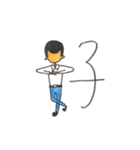 丸坊主（個別スタンプ：8）