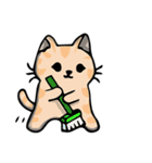 デビッド・猫 Vol.1（個別スタンプ：1）
