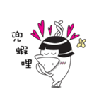 little pig-PangPang and little butterfly（個別スタンプ：3）