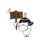 little pig-PangPang and little butterfly（個別スタンプ：8）