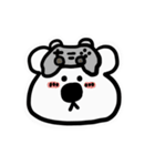 不愛想なしろくまちゃんスタンプ（個別スタンプ：21）