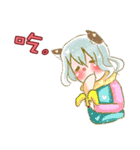 Yuki daily with her happy companions（個別スタンプ：9）