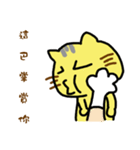 Small yellow cat part two（個別スタンプ：5）