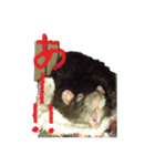 表情豊かなラットちゃん（個別スタンプ：9）