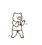 ビキニを着た豚 2（個別スタンプ：12）
