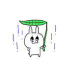 うさぎのフラワー（個別スタンプ：10）