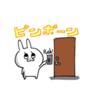 うさぎのフラワー（個別スタンプ：12）