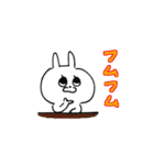 うさぎのフラワー（個別スタンプ：13）