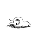うさぎのフラワー（個別スタンプ：19）