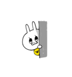 うさぎのフラワー（個別スタンプ：35）
