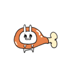 うさぎのフラワー（個別スタンプ：38）