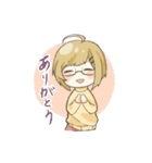 眼鏡な女子のスタンプ（個別スタンプ：1）